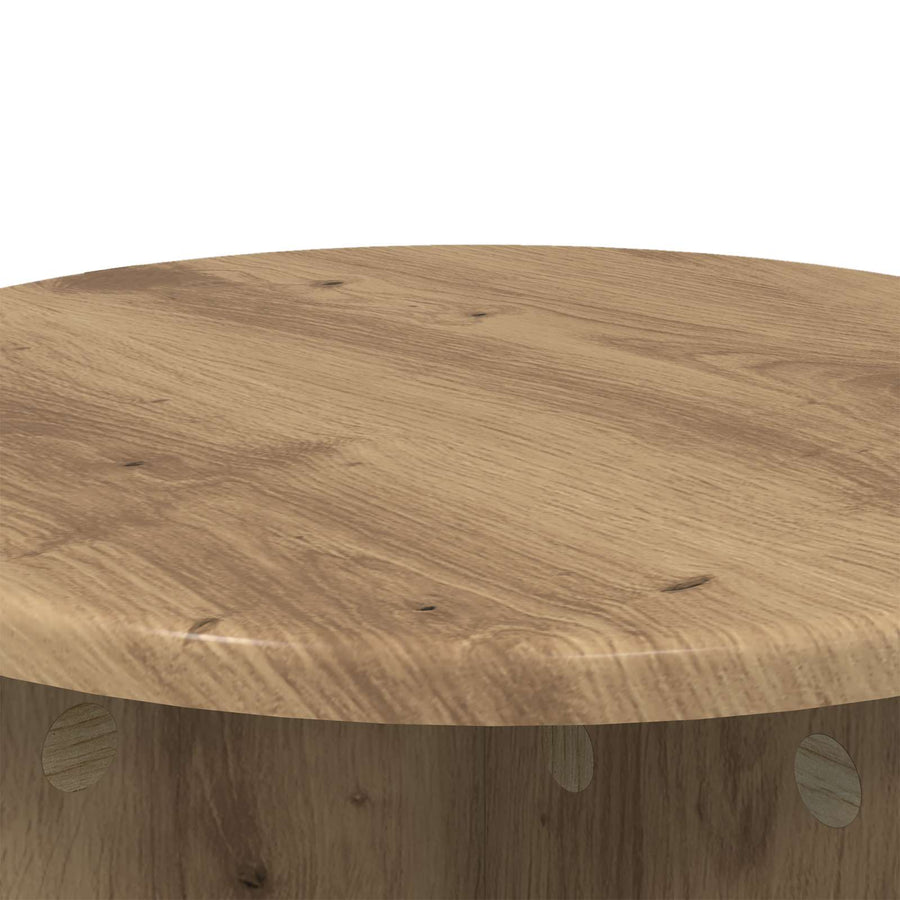 Plantenstandaard 2 pcs Artisanaal eiken 40 x 40 x 40 cm