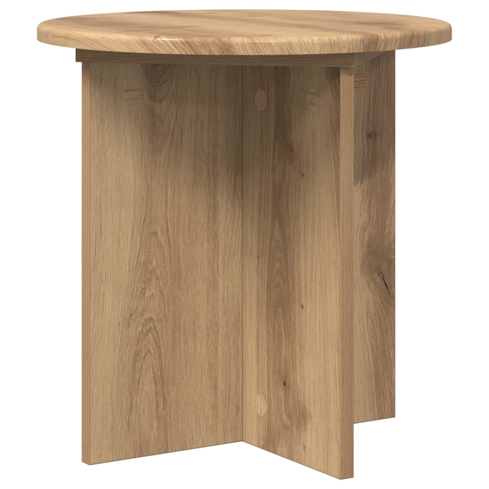 Plantenstandaard 2 pcs Artisanaal eiken 40 x 40 x 40 cm