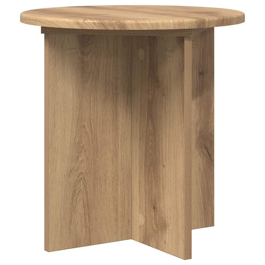 Plantenstandaard 2 pcs Artisanaal eiken 40 x 40 x 40 cm