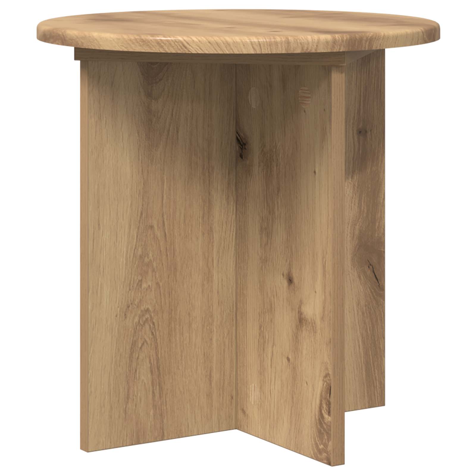 Plantenstandaard 2 pcs Artisanaal eiken 40 x 40 x 40 cm