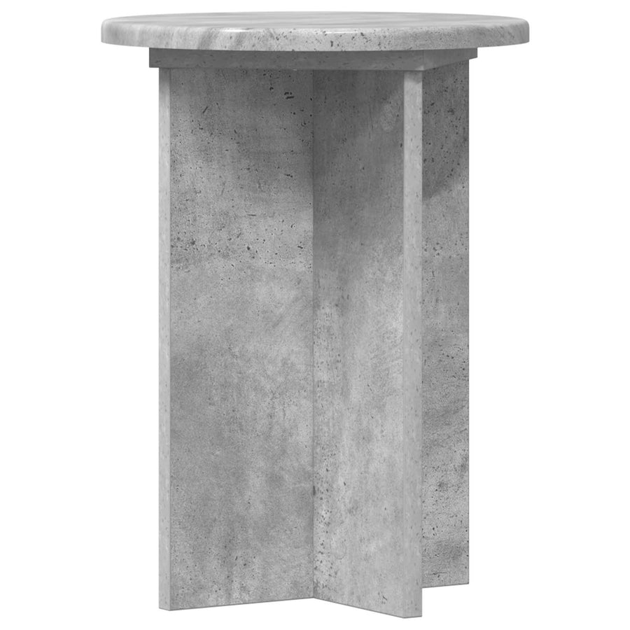 Plantenstandaard 2 pcs Betongrijs Ø29,5 x 40 cm Bewerkt hout