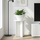 Plantenstandaard 2 stuks hoogglans wit Ø29,5x40 cm
