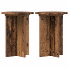 Plantenstandaard set 2 stuks Ø29,5x40 cm bewerkt hout