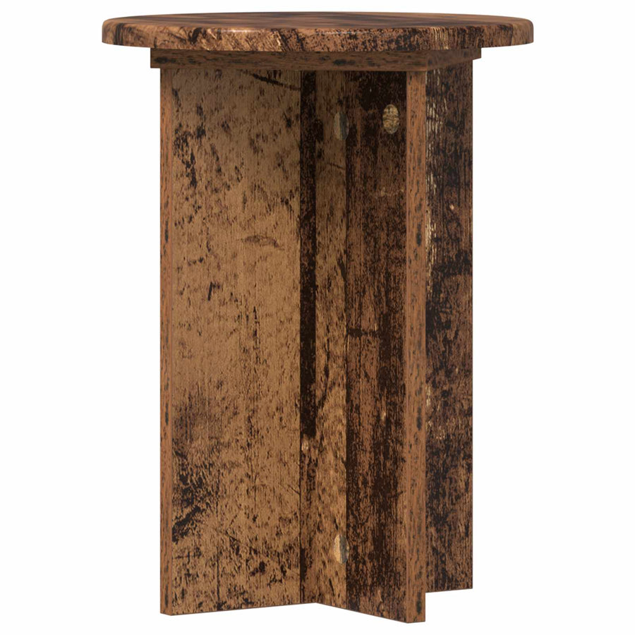 Plantenstandaard 2 pcs Oud hout Ø29,5 x 40 cm Bewerkt hout