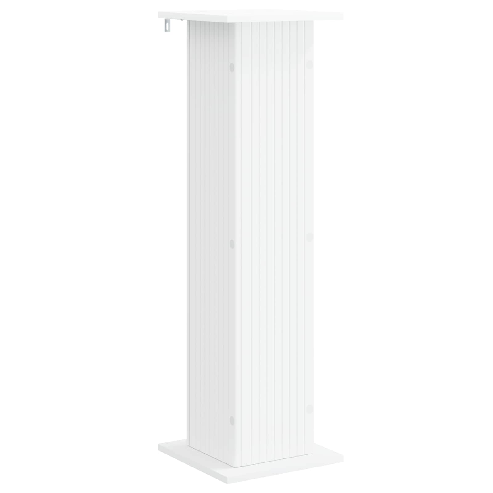Plantenstandaard 2 pcs Wit 30,5 x 30 x 100,5 cm Bewerkt hout
