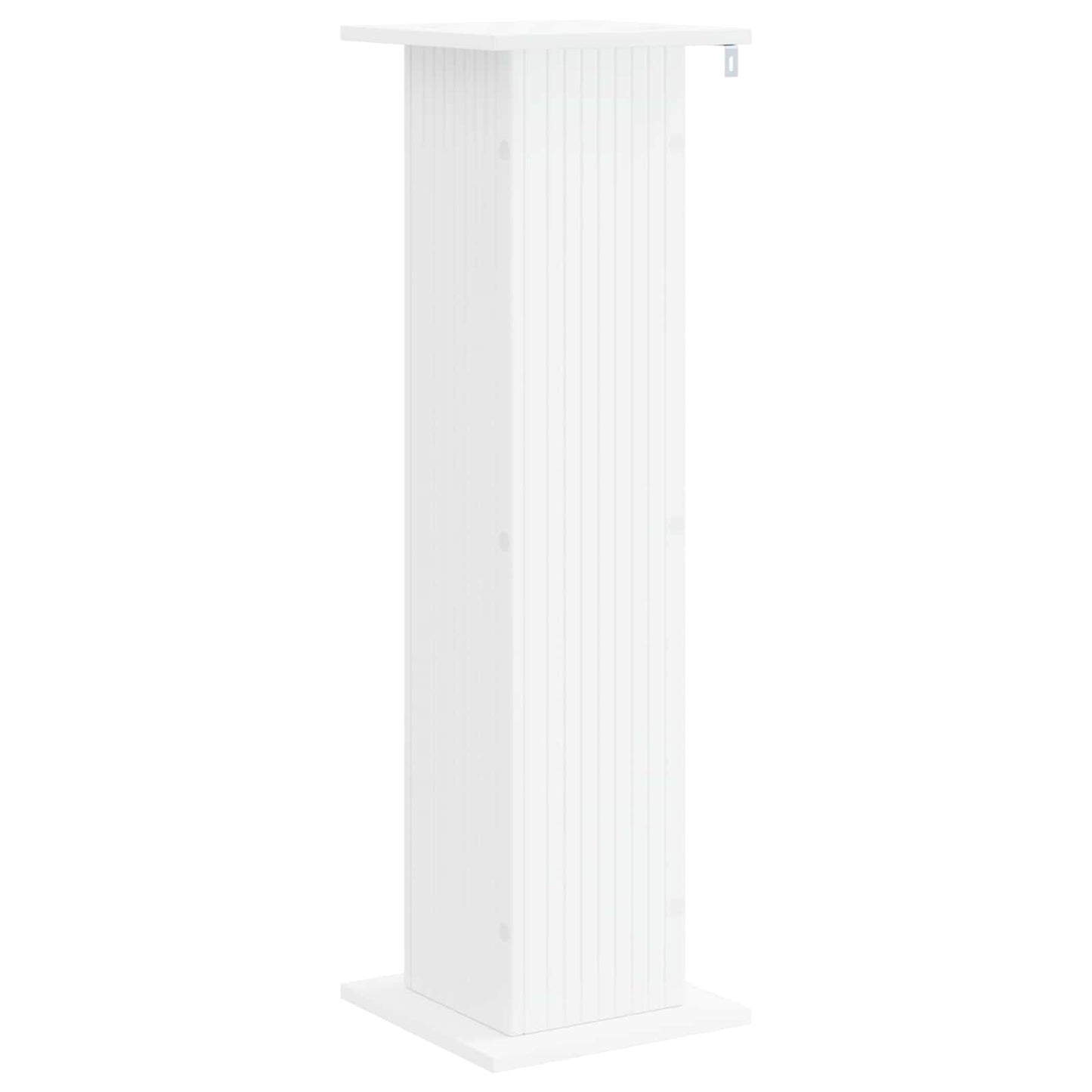 Plantenstandaard 2 pcs Wit 30,5 x 30 x 100,5 cm Bewerkt hout