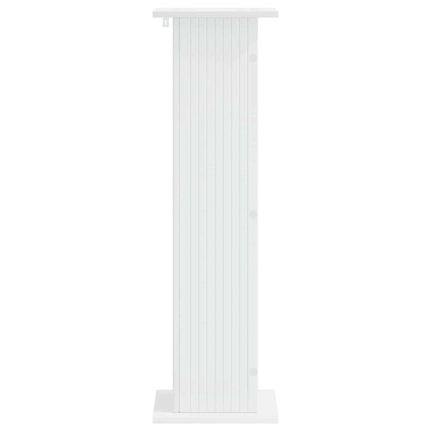 Plantenstandaard 2 pcs Wit 30,5 x 30 x 100,5 cm Bewerkt hout