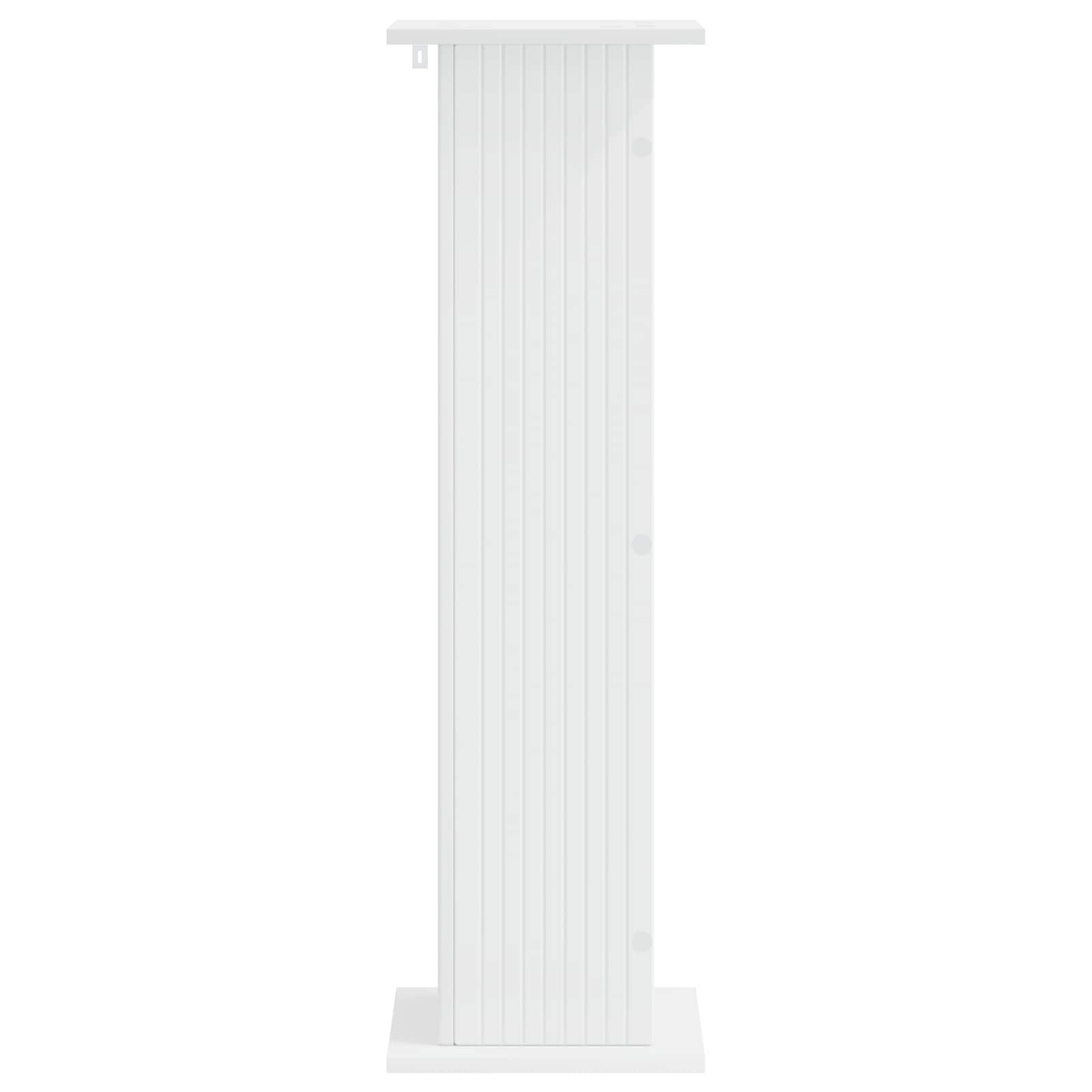 Plantenstandaard 2 pcs Wit 30,5 x 30 x 100,5 cm Bewerkt hout