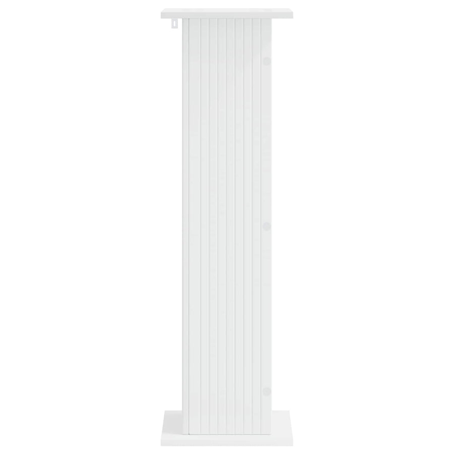 Plantenstandaard 2 pcs Wit 30,5 x 30 x 100,5 cm Bewerkt hout