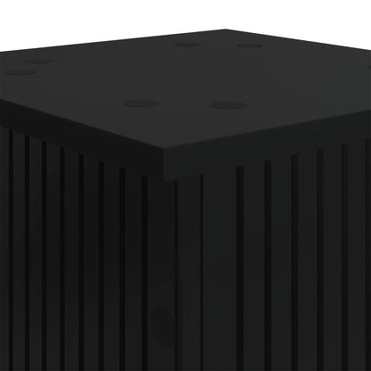 Plantenstandaard Zwart 30,5 x 30 x 100,5 cm Bewerkt hout