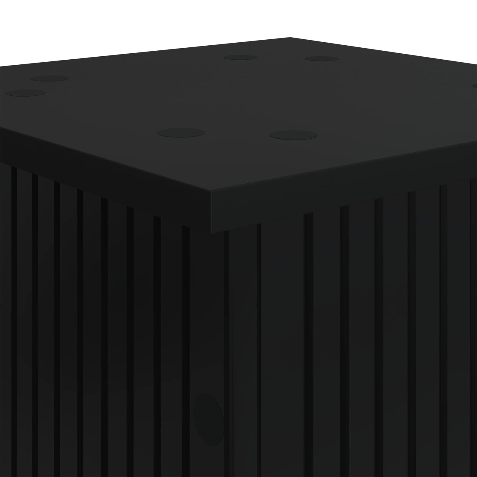 Plantenstandaard 2 pcs Zwart 30,5 x 30 x 100,5 cm Bewerkt hout