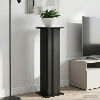 Plantenstandaard 2 pcs Zwart 30,5 x 30 x 100,5 cm Bewerkt hout