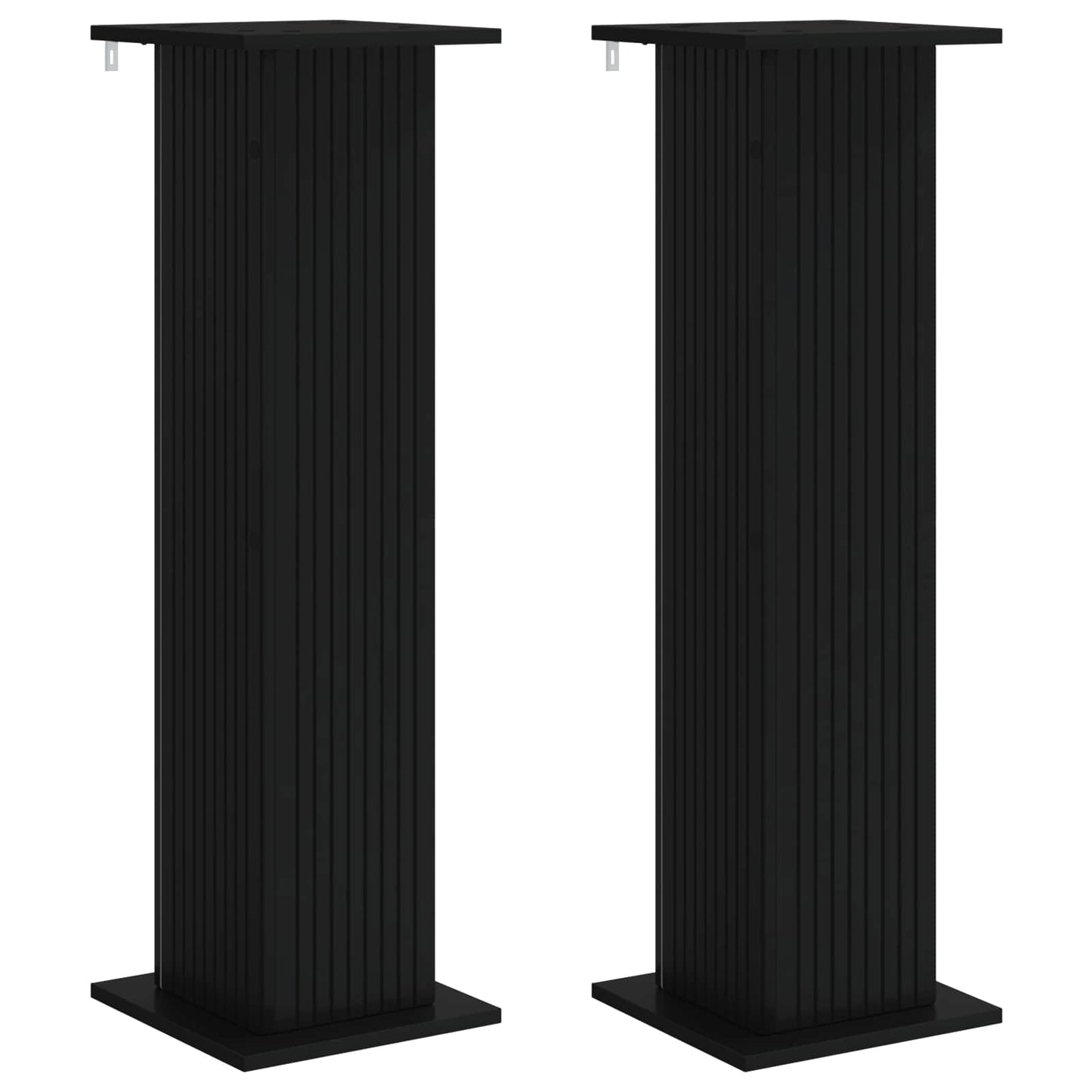 Plantenstandaard 2 pcs Zwart 30,5 x 30 x 100,5 cm Bewerkt hout