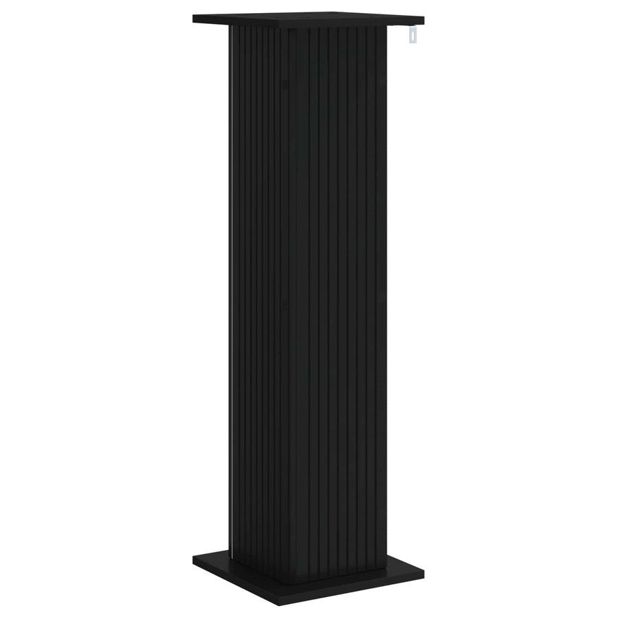 Plantenstandaard 2 pcs Zwart 30,5 x 30 x 100,5 cm Bewerkt hout