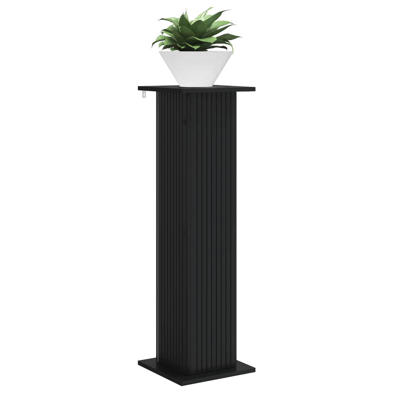 Plantenstandaard 2 pcs Zwart 30,5 x 30 x 100,5 cm Bewerkt hout