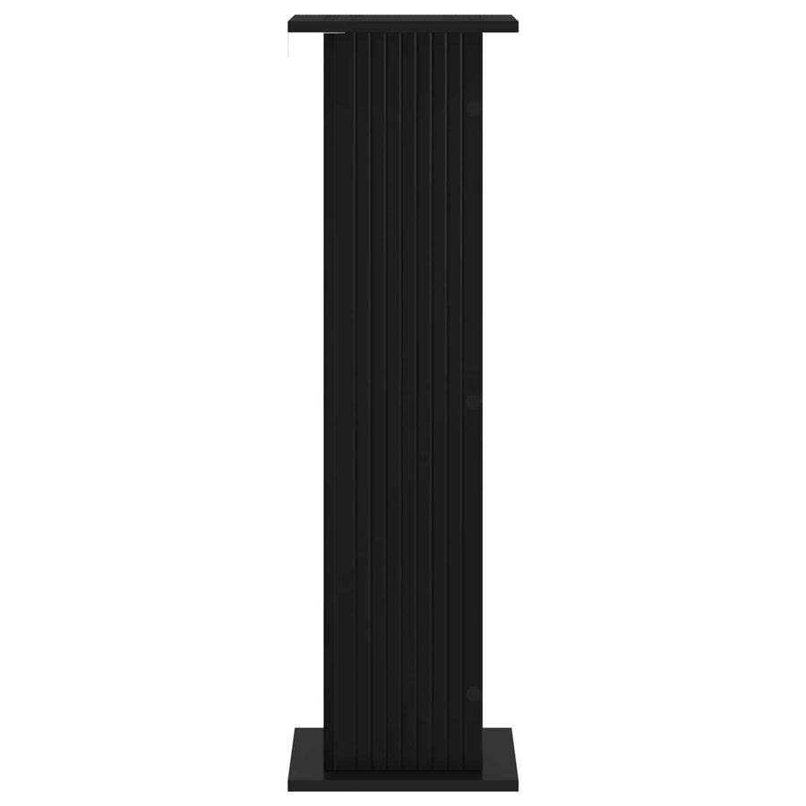 Plantenstandaard 2 pcs Zwart 30,5 x 30 x 100,5 cm Bewerkt hout