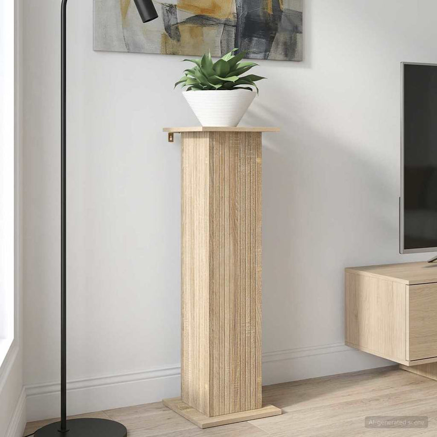 Plantenstandaard Sonoma Eiken 30,5 x 30 x 100,5 cm Bewerkt hout