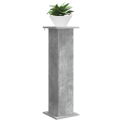 Plantenstandaard Betongrijs 30,5 x 30 x 100,5 cm Bewerkt hout