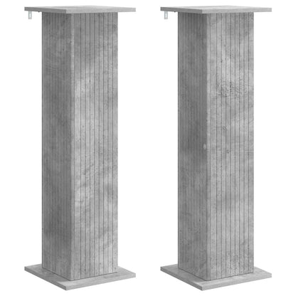 Plantenstandaard 2 pcs Betongrijs 30,5 x 30 x 100,5 cm