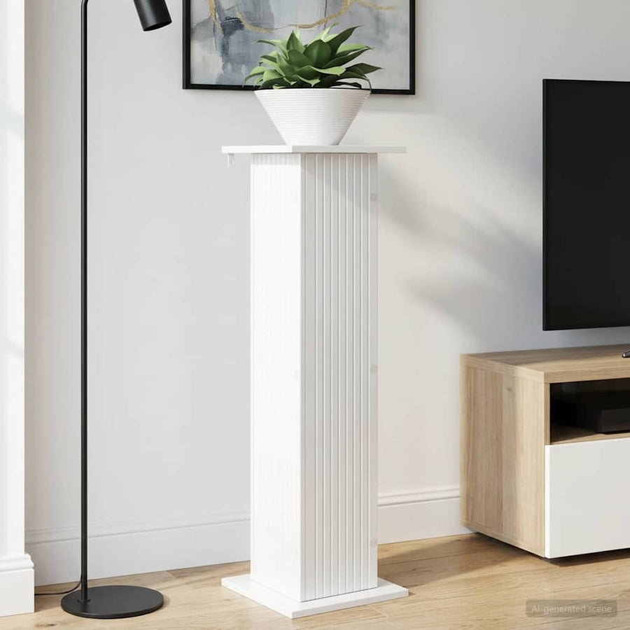 Plantenstandaard Hoogglans Wit 30,5 x 30 x 100,5 cm