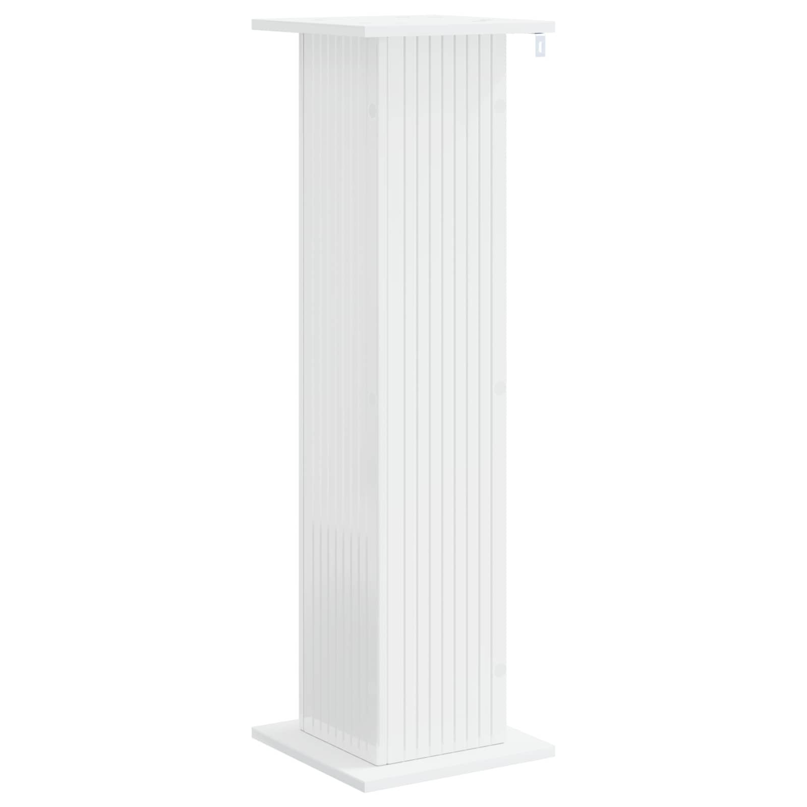 Plantenstandaard 2 pcs Hoogglans Wit 30,5 x 30 x 100,5 cm