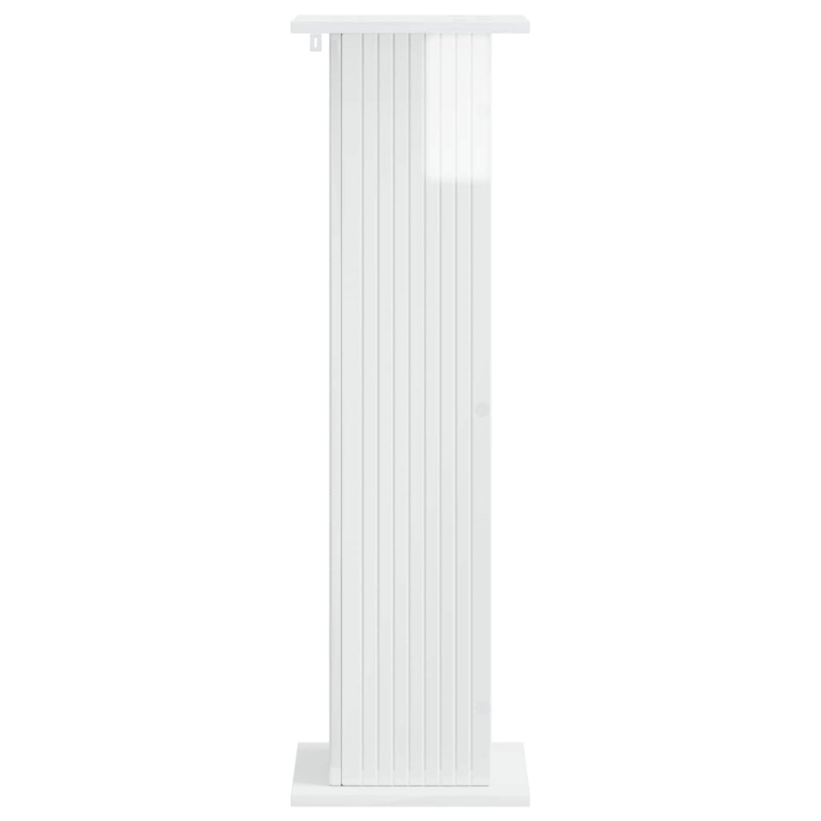 Plantenstandaard 2 pcs Hoogglans Wit 30,5 x 30 x 100,5 cm