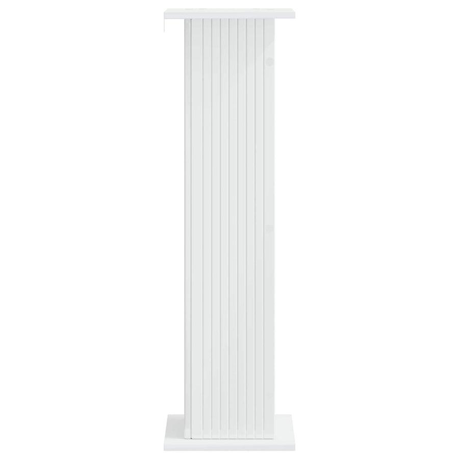 Plantenstandaard 2 pcs Hoogglans Wit 30,5 x 30 x 100,5 cm