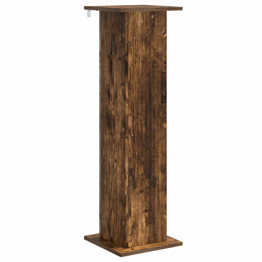 Plantenstandaard Gerookt eiken 30,5 x 30 x 100,5 cm