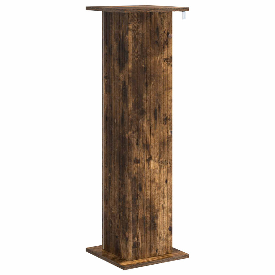 Plantenstandaard Gerookt eiken 30,5 x 30 x 100,5 cm