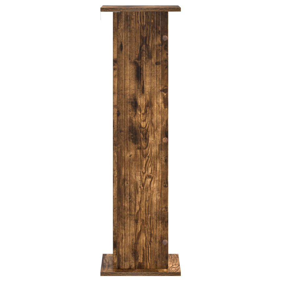 Plantenstandaard Gerookt eiken 30,5 x 30 x 100,5 cm