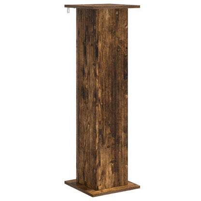 Plantenstandaard 2 pcs Gerookt eiken 30,5 x 30 x 100,5 cm