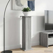 Plantenstandaard 30,5x30x100,5 cm grijs sonoma bewerkt hout