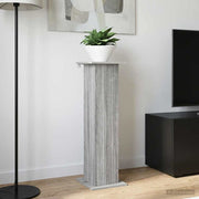Plantenstandaard 2 stuks grijs sonoma 30,5x30x100,5 cm