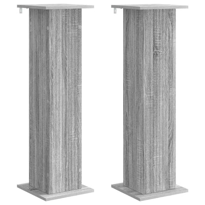 Plantenstandaard 2 pcs Grijs sonoma 30,5 x 30 x 100,5 cm