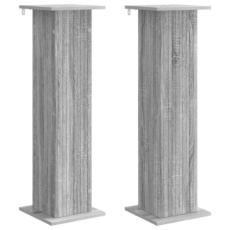 Plantenstandaard 2 pcs Grijs sonoma 30,5 x 30 x 100,5 cm