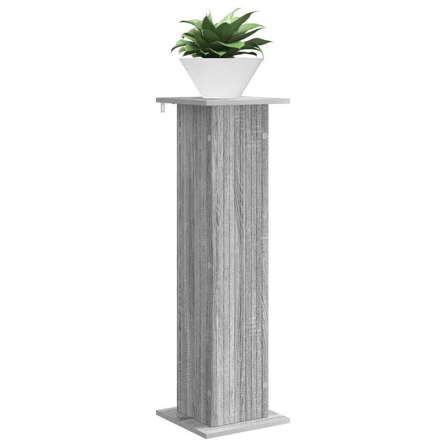 Plantenstandaard 2 pcs Grijs sonoma 30,5 x 30 x 100,5 cm