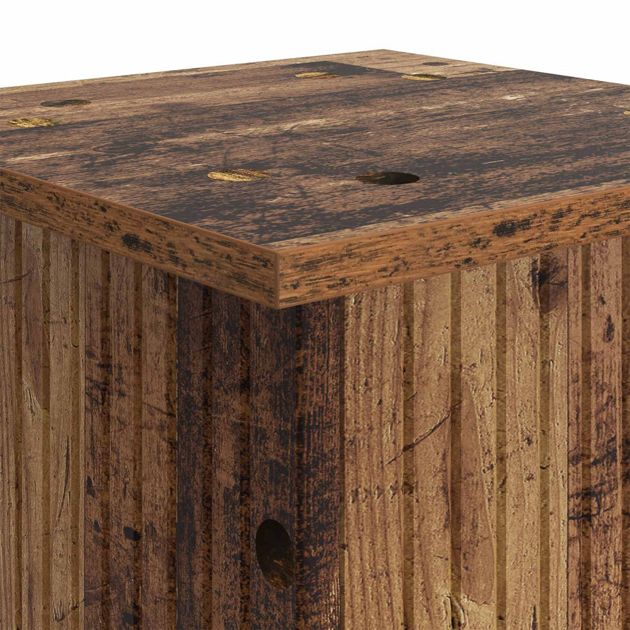 Plantenstandaard Oud hout 30,5 x 30 x 100,5 cm Bewerkt hout