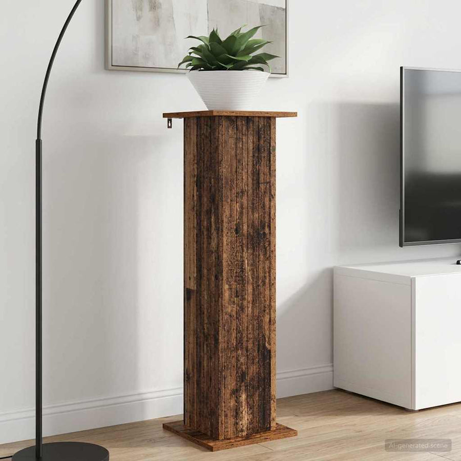 Plantenstandaard 2 pcs Oud hout 30,5 x 30 x 100,5 cm