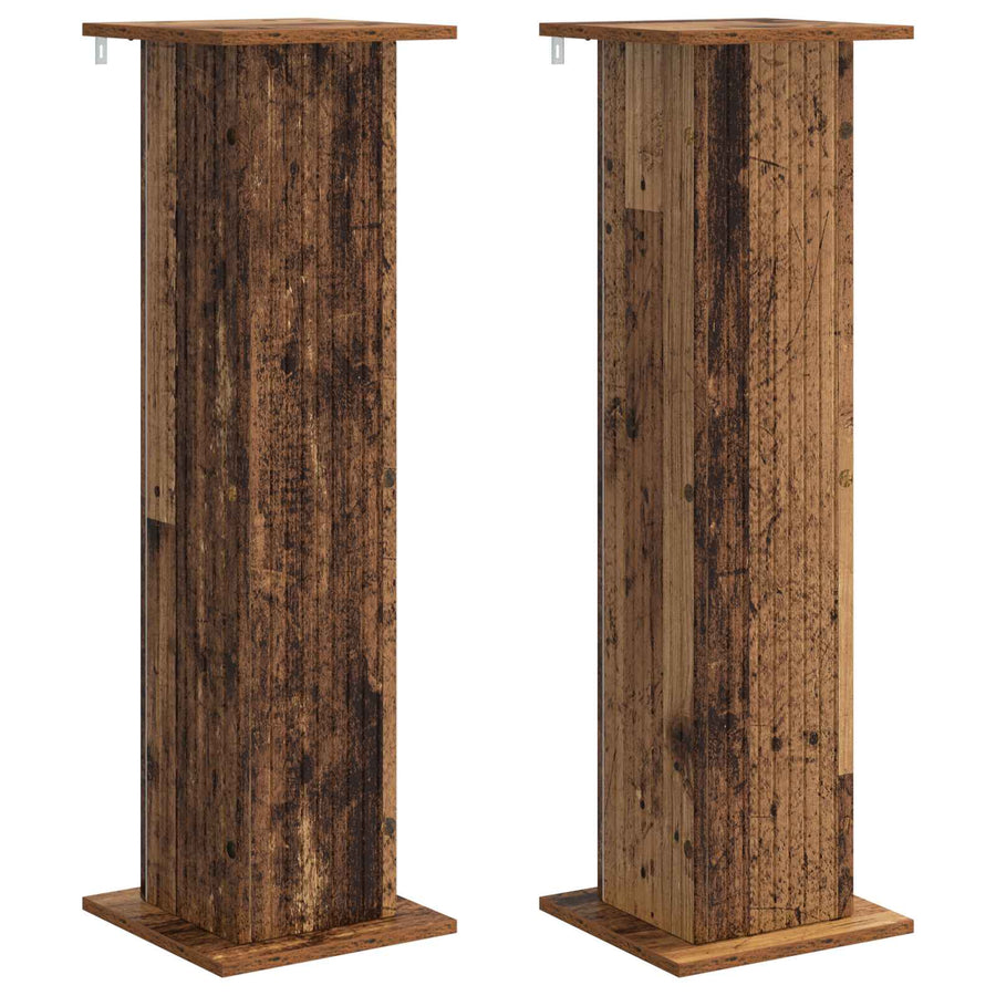 Plantenstandaard 2 pcs Oud hout 30,5 x 30 x 100,5 cm