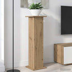 Plantenstandaard bewerkt hout 30,5x30x100,5 cm