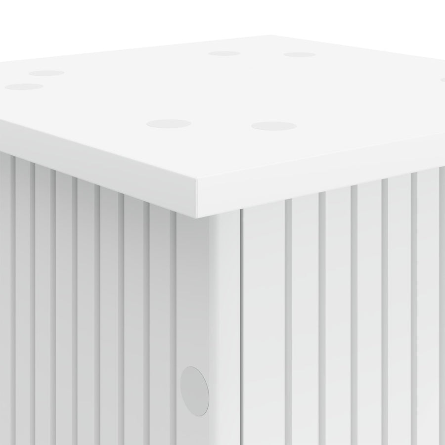 Plantenstandaard Wit 30,5 x 30 x 80,5 cm Bewerkt hout