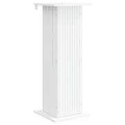 Plantenstandaard wit 30,5x30x80,5 cm bewerkt hout