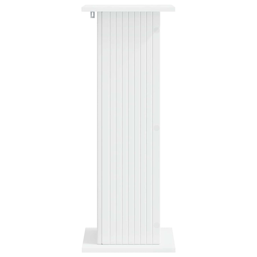 Plantenstandaard Wit 30,5 x 30 x 80,5 cm Bewerkt hout