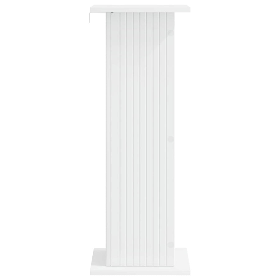 Plantenstandaard Wit 30,5 x 30 x 80,5 cm Bewerkt hout