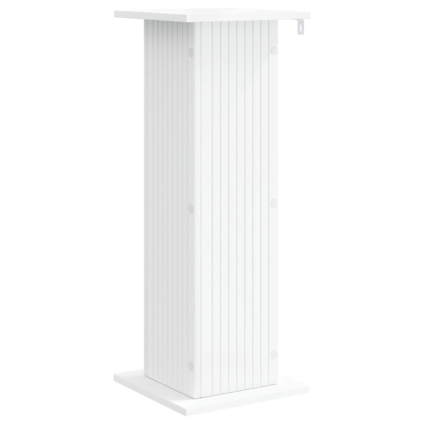 Plantenstandaard 2 pcs Wit 30,5 x 30 x 80,5 cm Bewerkt hout