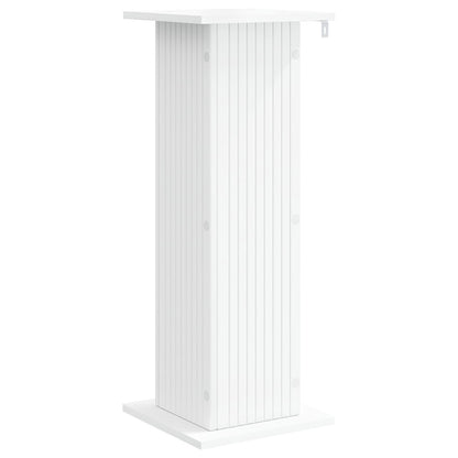 Plantenstandaard 2 pcs Wit 30,5 x 30 x 80,5 cm Bewerkt hout