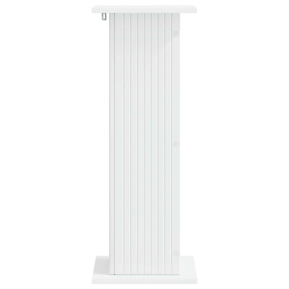 Plantenstandaard 2 pcs Wit 30,5 x 30 x 80,5 cm Bewerkt hout