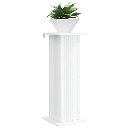 Plantenstandaard 2 pcs Wit 30,5 x 30 x 80,5 cm Bewerkt hout