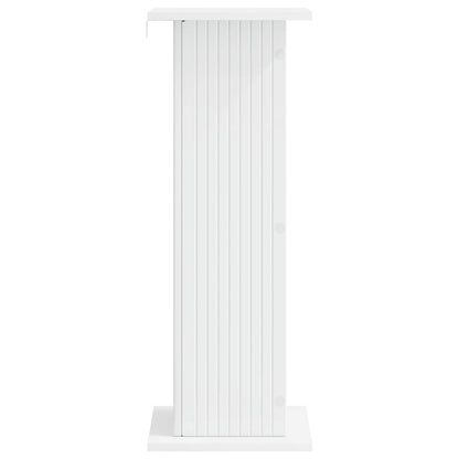 Plantenstandaard 2 pcs Wit 30,5 x 30 x 80,5 cm Bewerkt hout