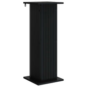 Plantenstandaard zwart 30,5x30x80,5 cm bewerkt hout